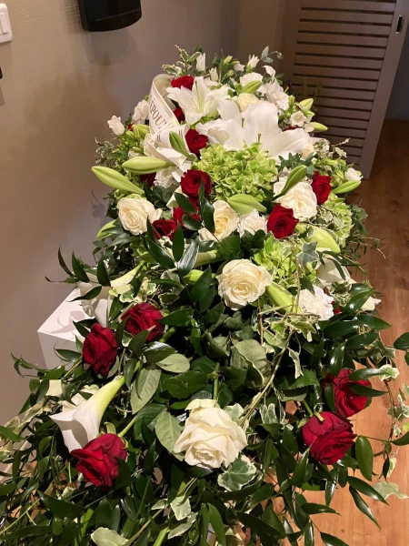 Fleurs pour deuil à Saint-Augustin