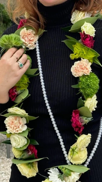 Collier florales à Saint-Augustin