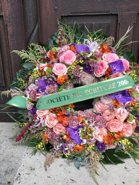décoration de fleurs pour deuil à Saint-Augustin